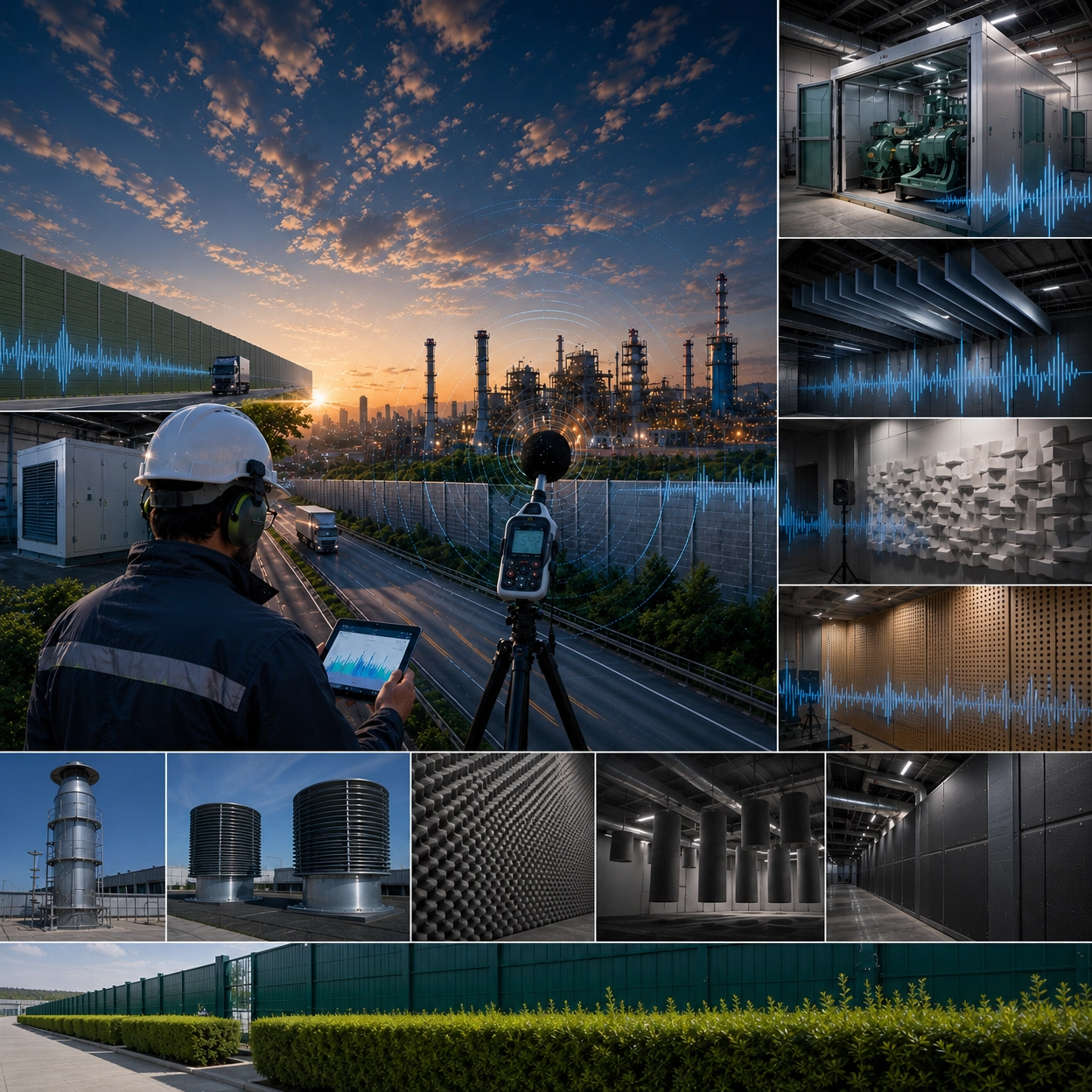 Soluciones integrales en ingeniería acústica para proyectos industriales y comerciales